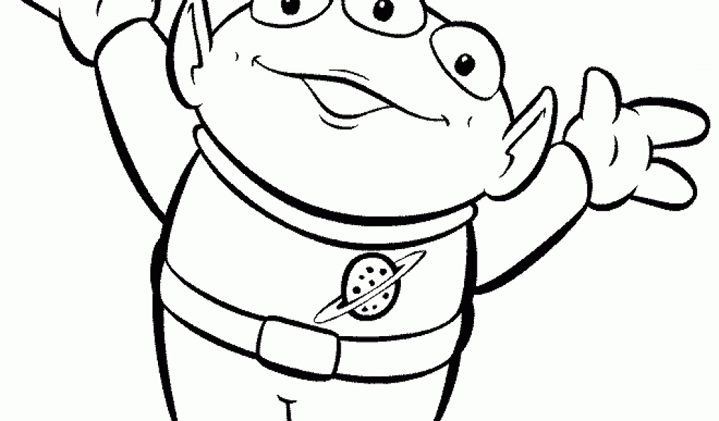 1024x600 Toy Story Aliens Coloring Pages Timykids.