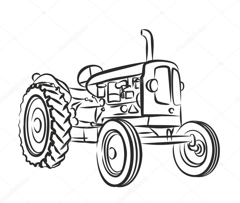 Tractor Drawing at GetDrawings Free download