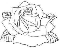 Traditional Rose Tattoo Drawing at GetDrawings | Free download