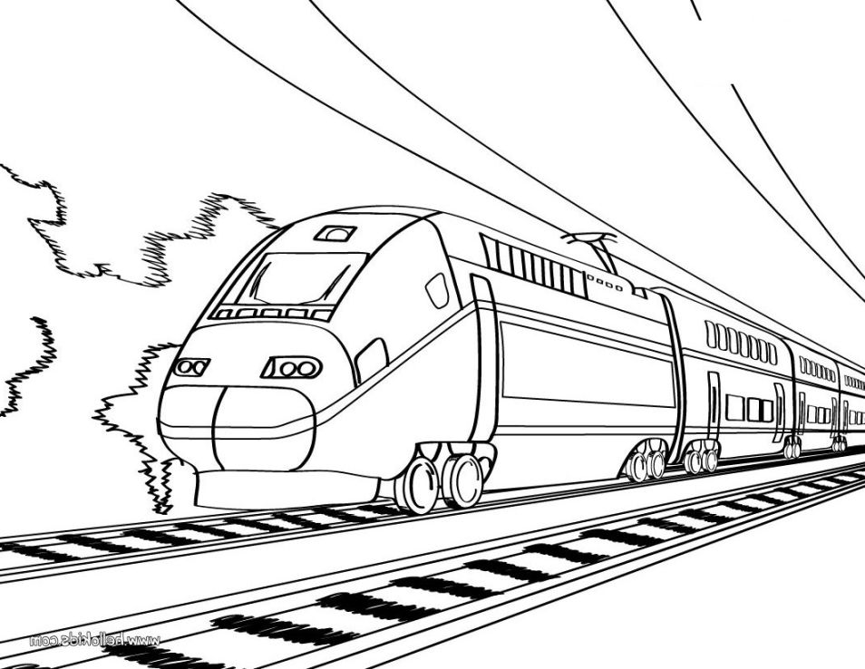 Train Outline Drawing at GetDrawings | Free download