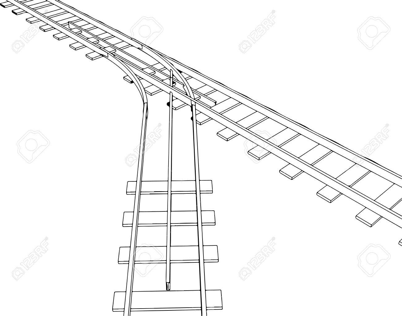 Train Rail Drawing at GetDrawings Free download