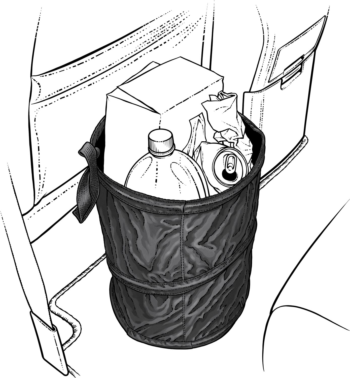 Trash Bag Drawing at GetDrawings Free download