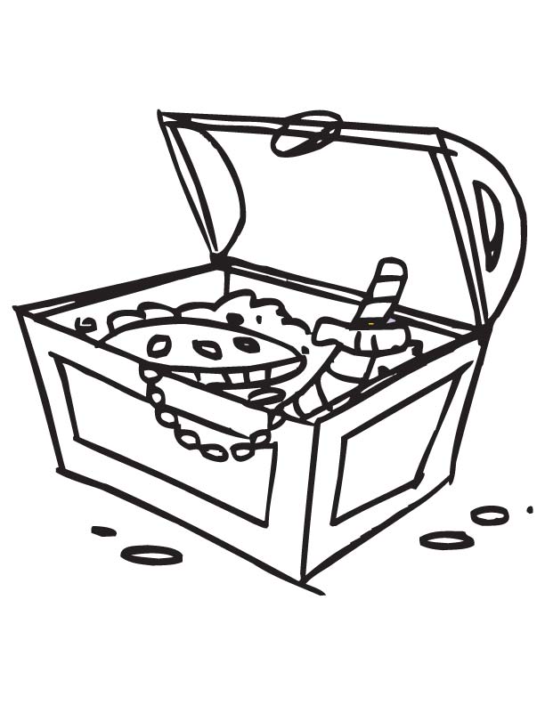 Treasure Box Drawing at GetDrawings | Free download