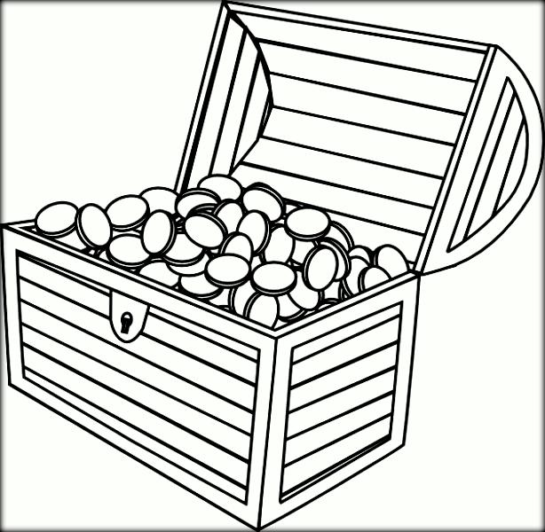 Treasure Chest Drawing at GetDrawings | Free download