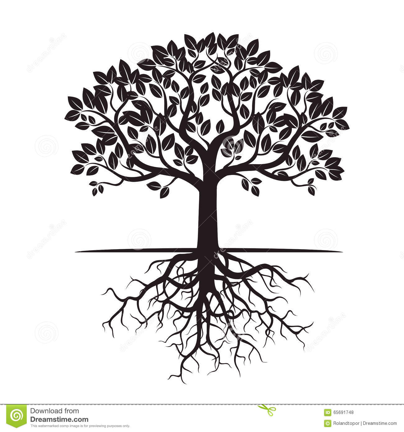 Tree Roots Drawing at GetDrawings Free download