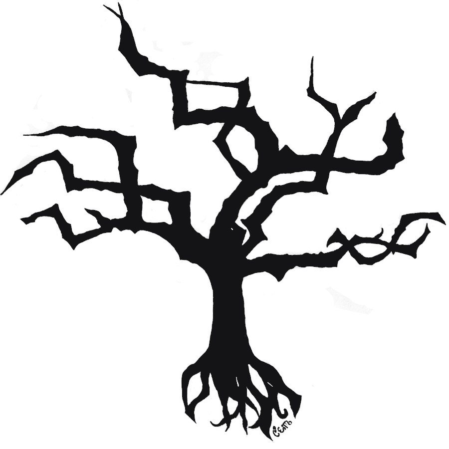 900x900 Collection Of Black Ink Tree Tattoo Stencil.