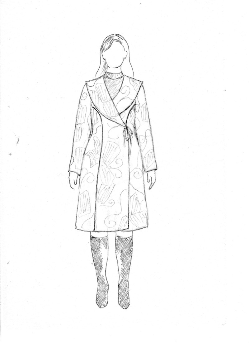 Trench Coat Drawing at GetDrawings | Free download