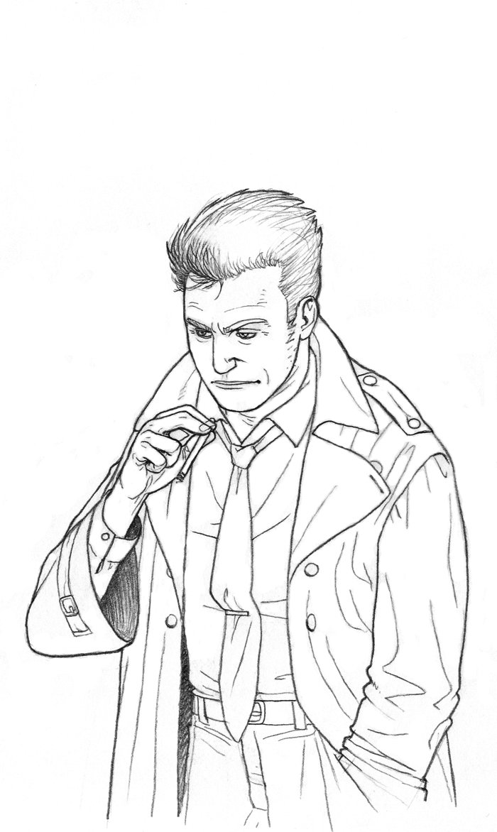 Trench Coat Drawing at GetDrawings | Free download