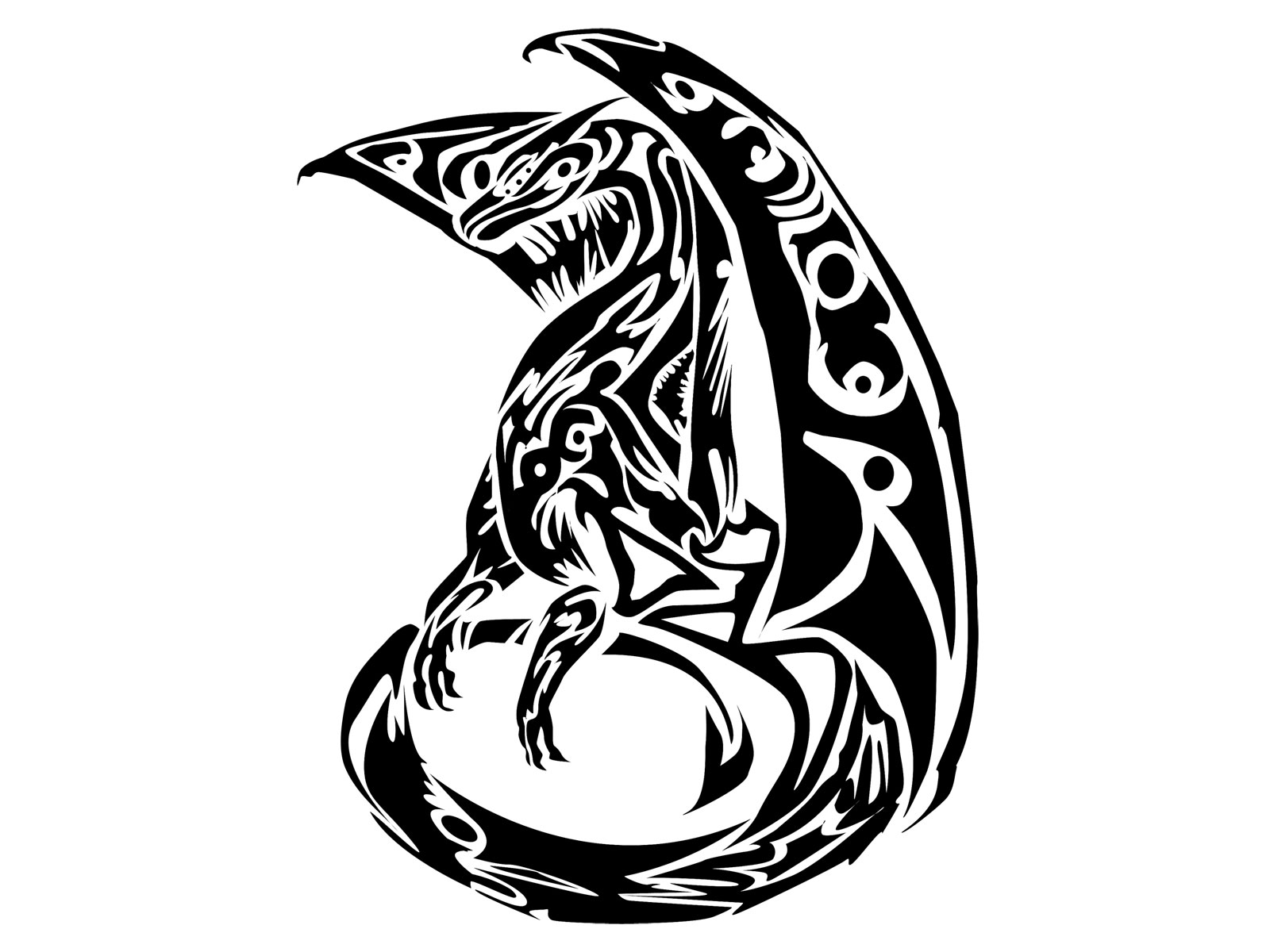 Кельтский дракон трайбл