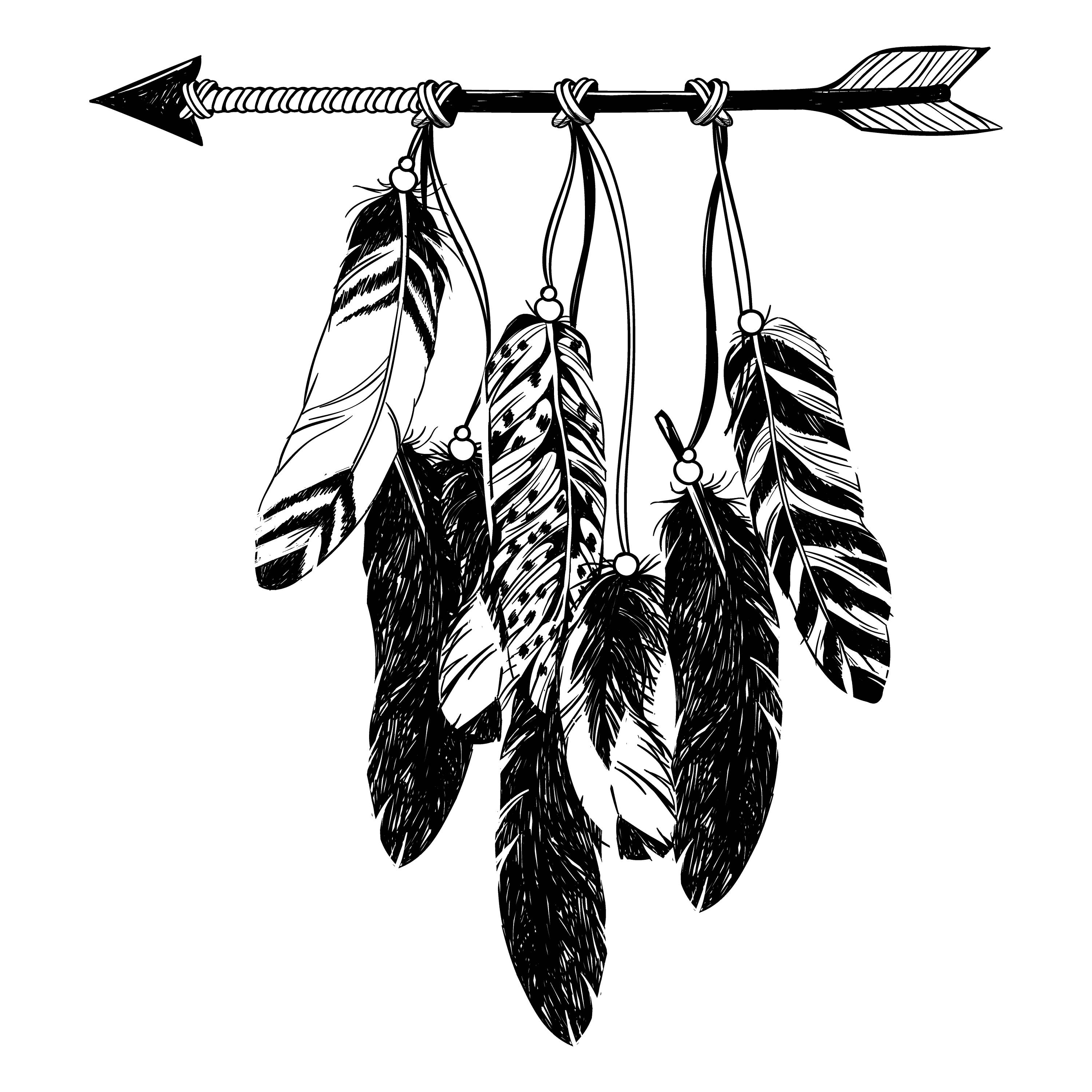 arrow feather clipt art