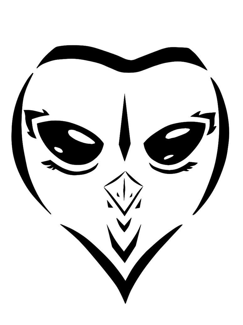 Tribal Owl Drawing at GetDrawings | Free download