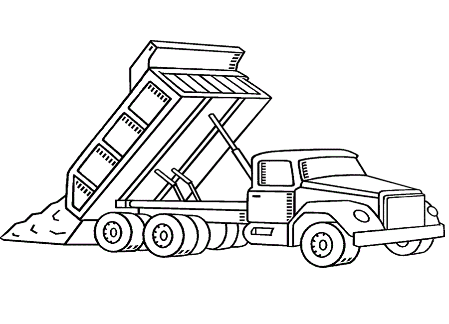 Truck Line Drawing at GetDrawings | Free download