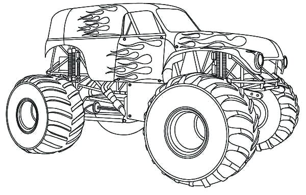 Truck Outline Drawing at GetDrawings | Free download