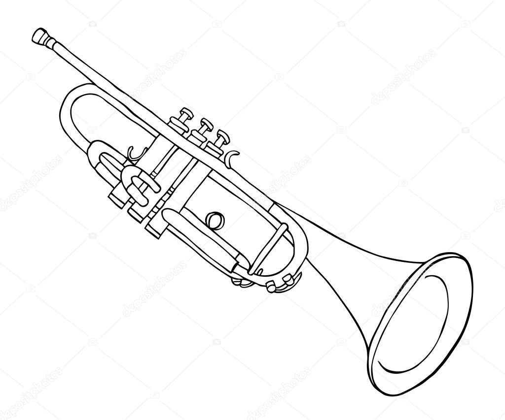 Trumpet Drawing at GetDrawings Free download