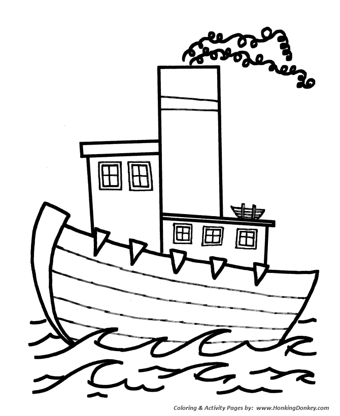 Tugboat Drawing at GetDrawings | Free download