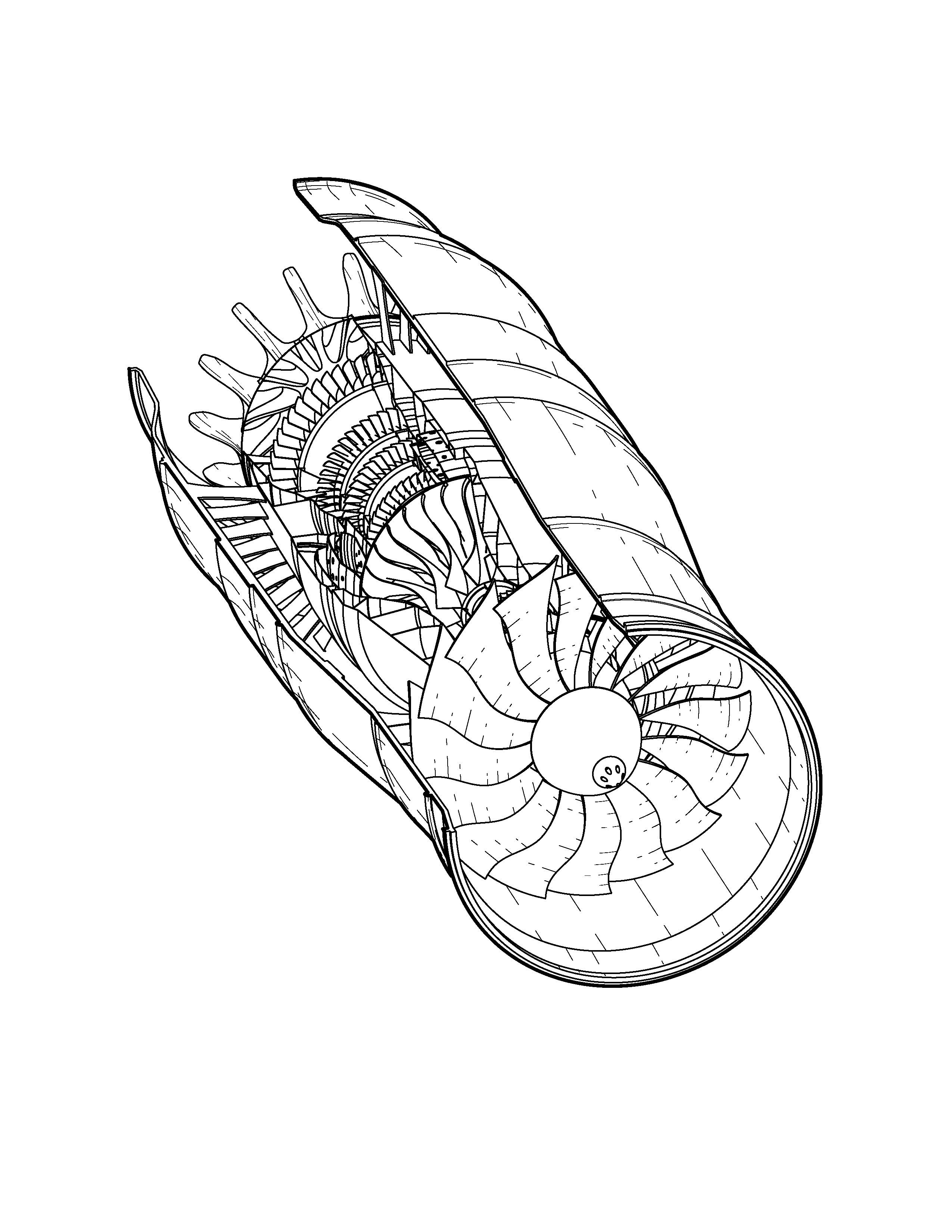 Turbine Drawing at GetDrawings Free download