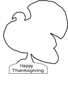 turkey outline