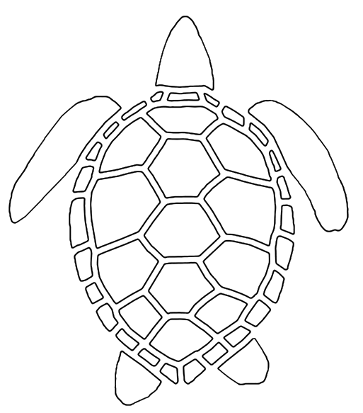 Printable Turtle Cut Out Template