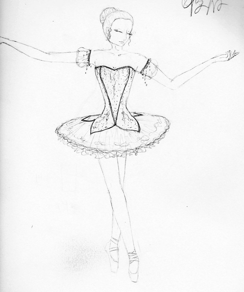 Tutu Drawing at GetDrawings | Free download