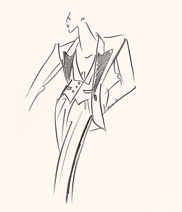 Tuxedo Drawing at GetDrawings | Free download