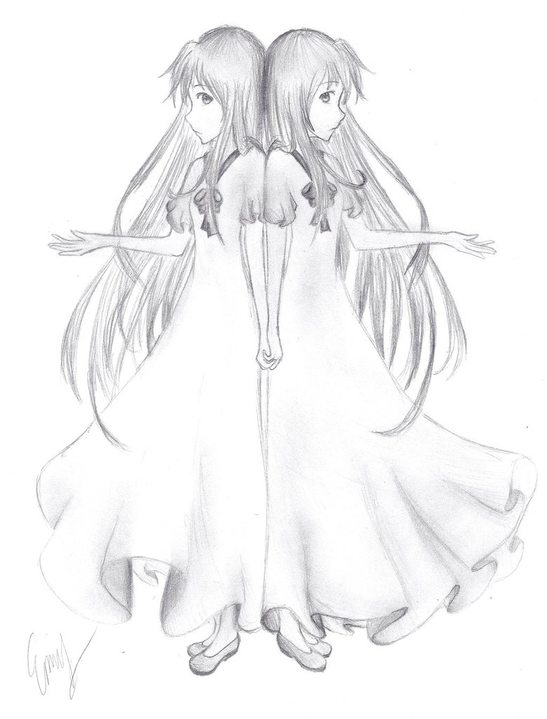 Twins Drawing at GetDrawings | Free download