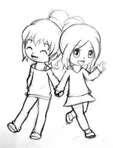 Two Best Friends Drawing at GetDrawings | Free download