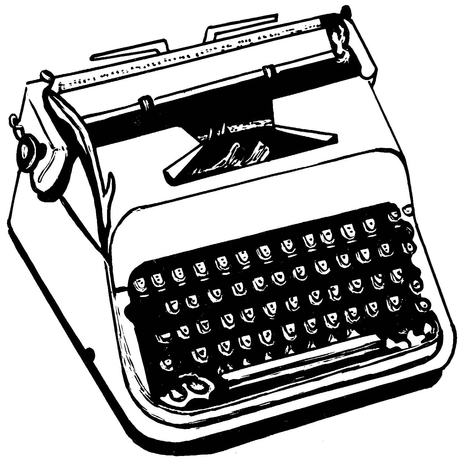 Typewriter Drawing at GetDrawings | Free download