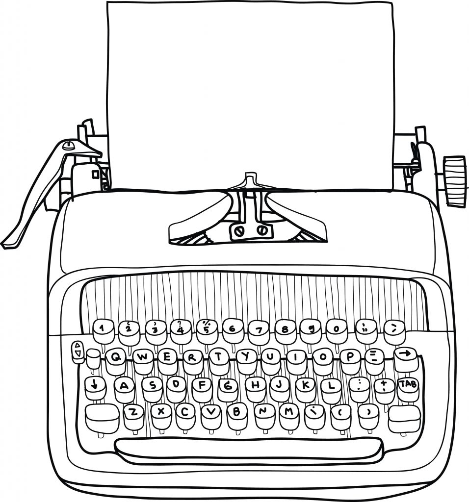 Typewriter Drawing at GetDrawings Free download