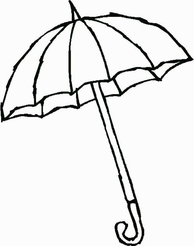 Beach Umbrella Silhouette at GetDrawings | Free download