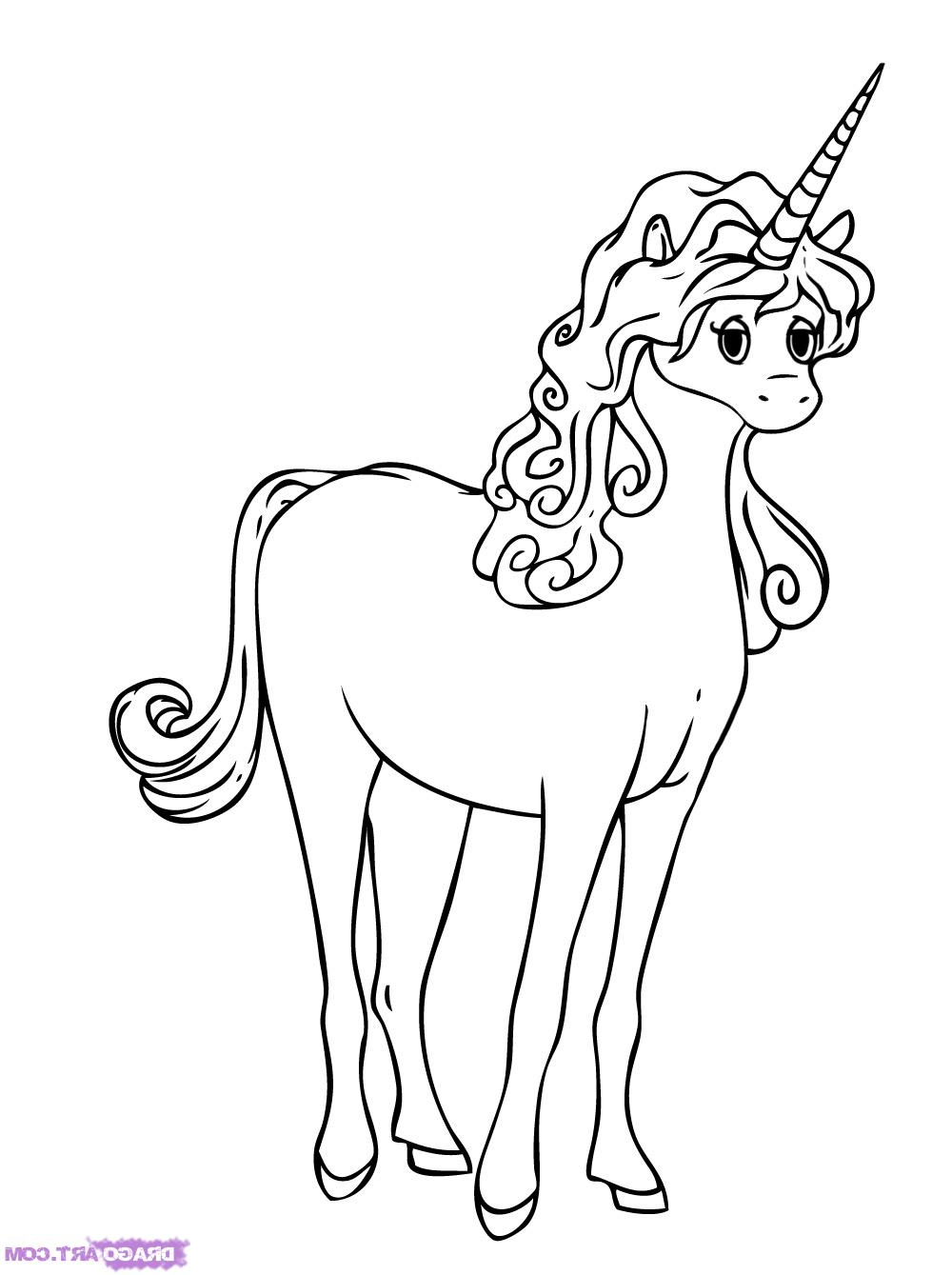 Unicorn Cartoon Drawing at GetDrawings Free download