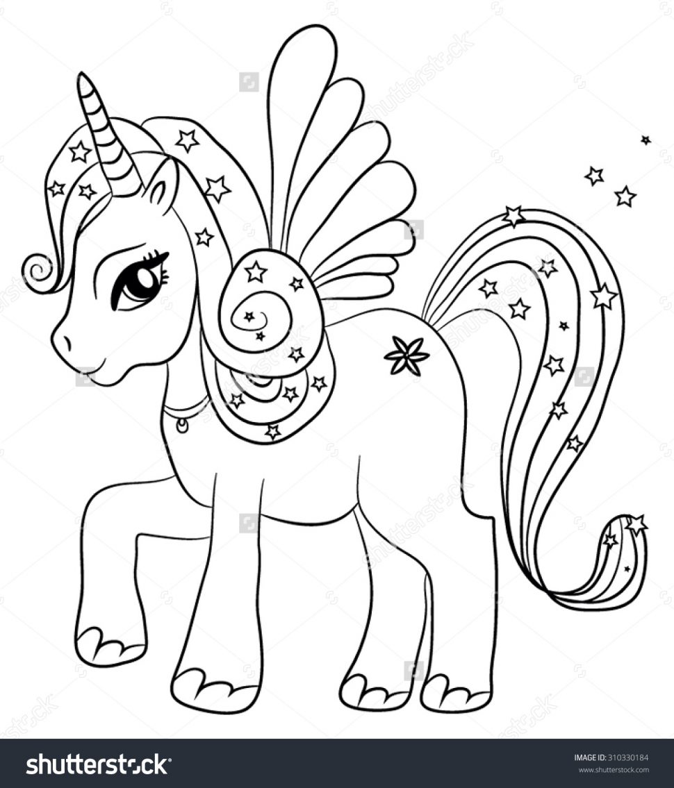 Unicorn Drawing For Kids at GetDrawings | Free download