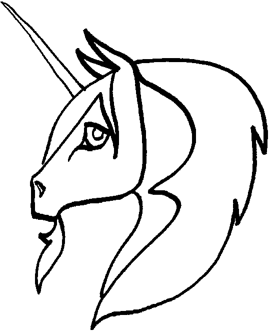 Unicorn Easy Drawing at GetDrawings | Free download