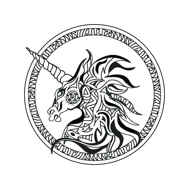 Unicorn Horn Drawing at GetDrawings | Free download