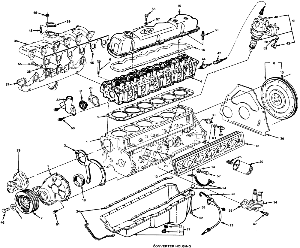 V8 Engine Drawing At Getdrawings