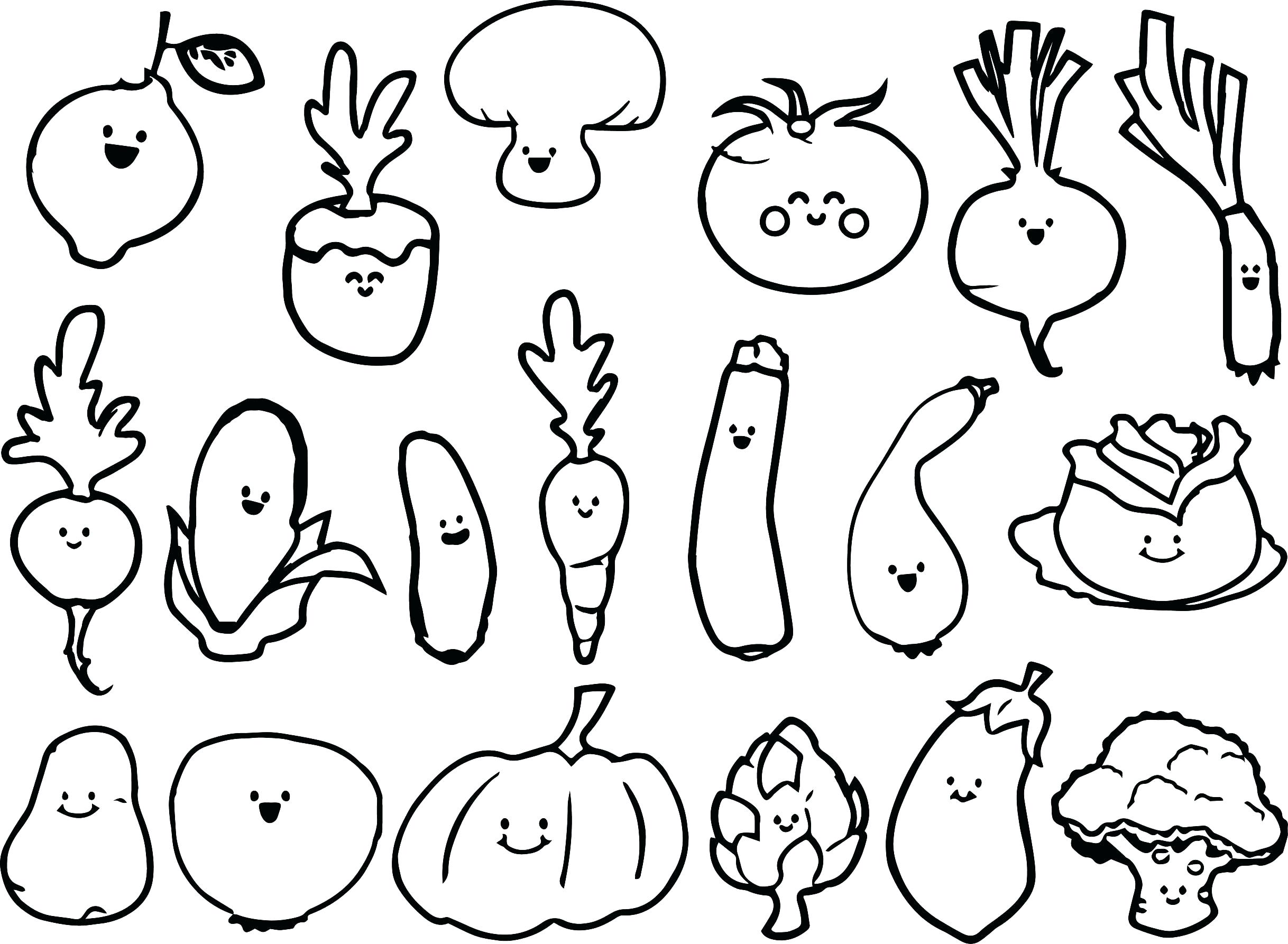 Vegetables Cartoon Drawing at GetDrawings Free download