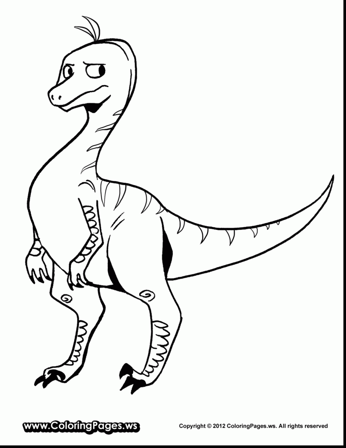 Velociraptor Drawing at GetDrawings | Free download
