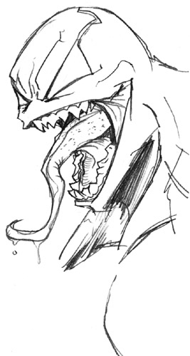 Venom Face Drawing at GetDrawings | Free download