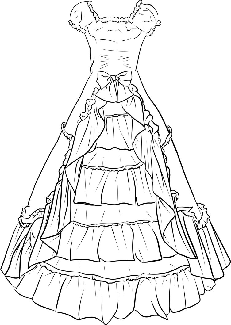 victorian-dress-drawing-at-getdrawings-free-download