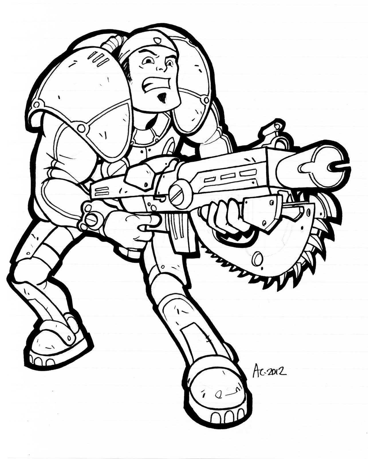 Video Game Character Sketches Sketch Coloring Page