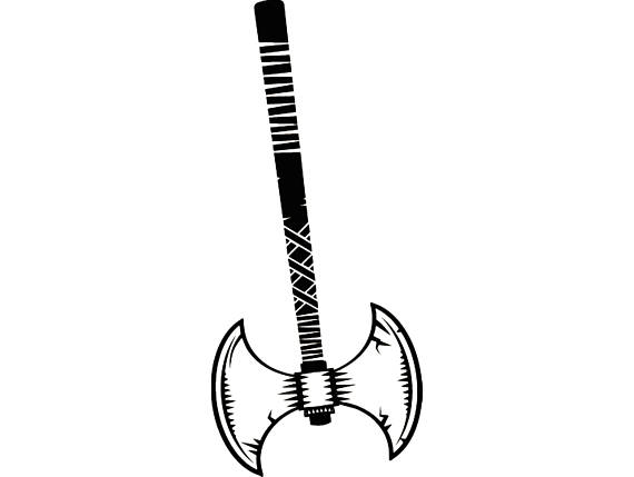 Viking Axe Drawing at GetDrawings | Free download