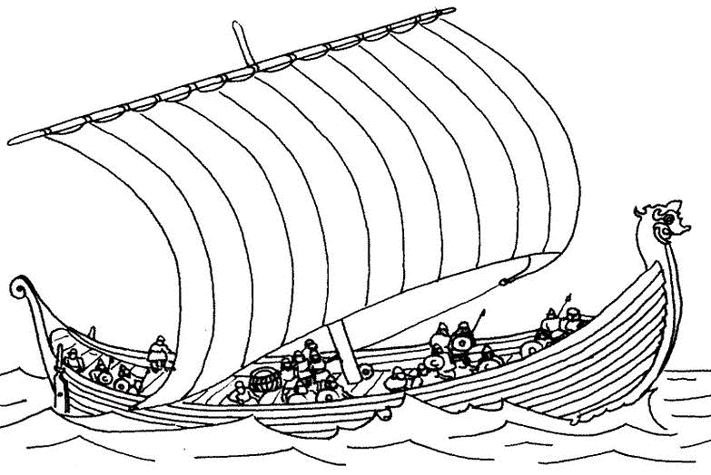 Viking Longship Drawing At Getdrawings 