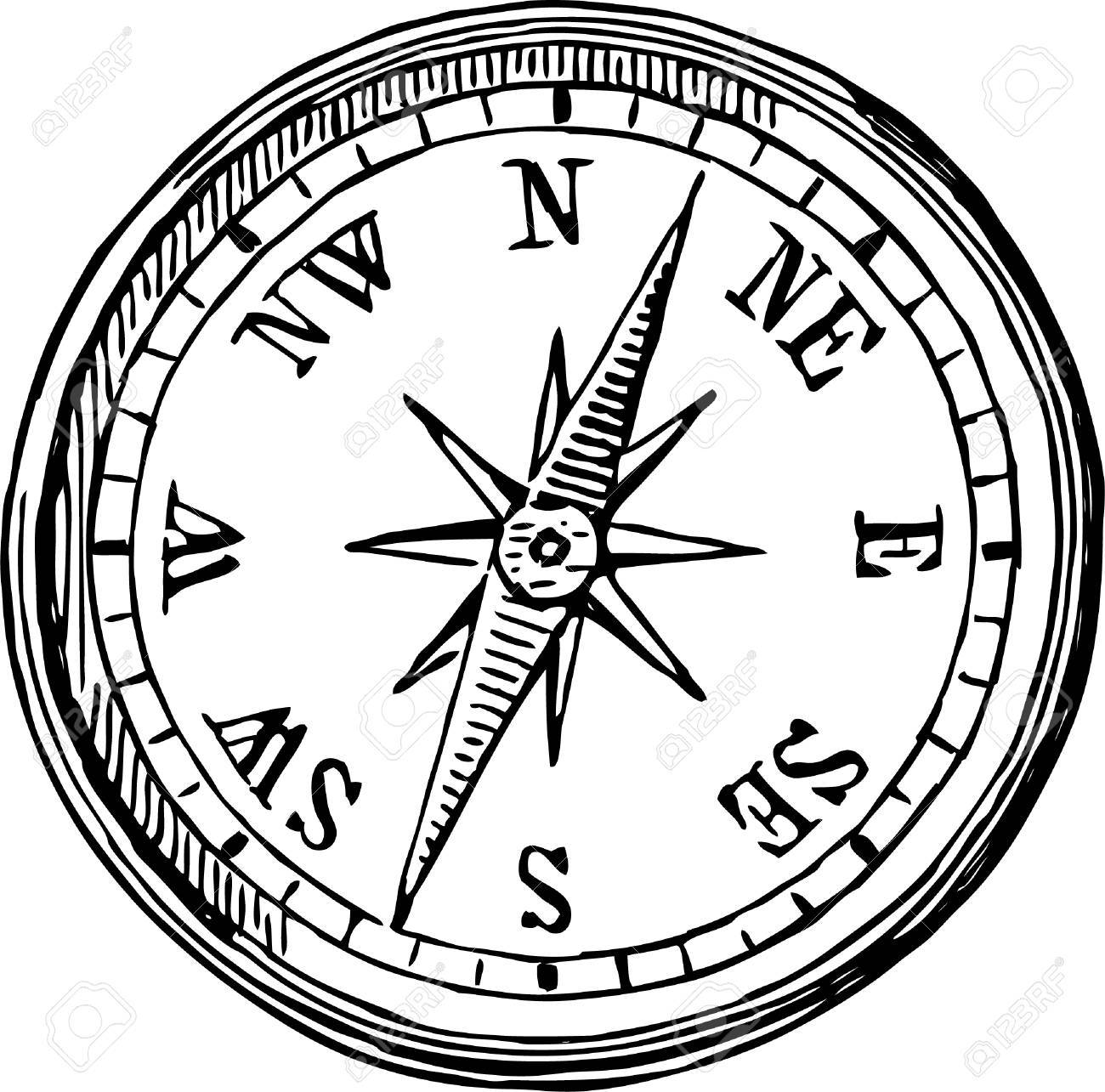 Vintage Compass Drawing At Getdrawings Free Download 6923