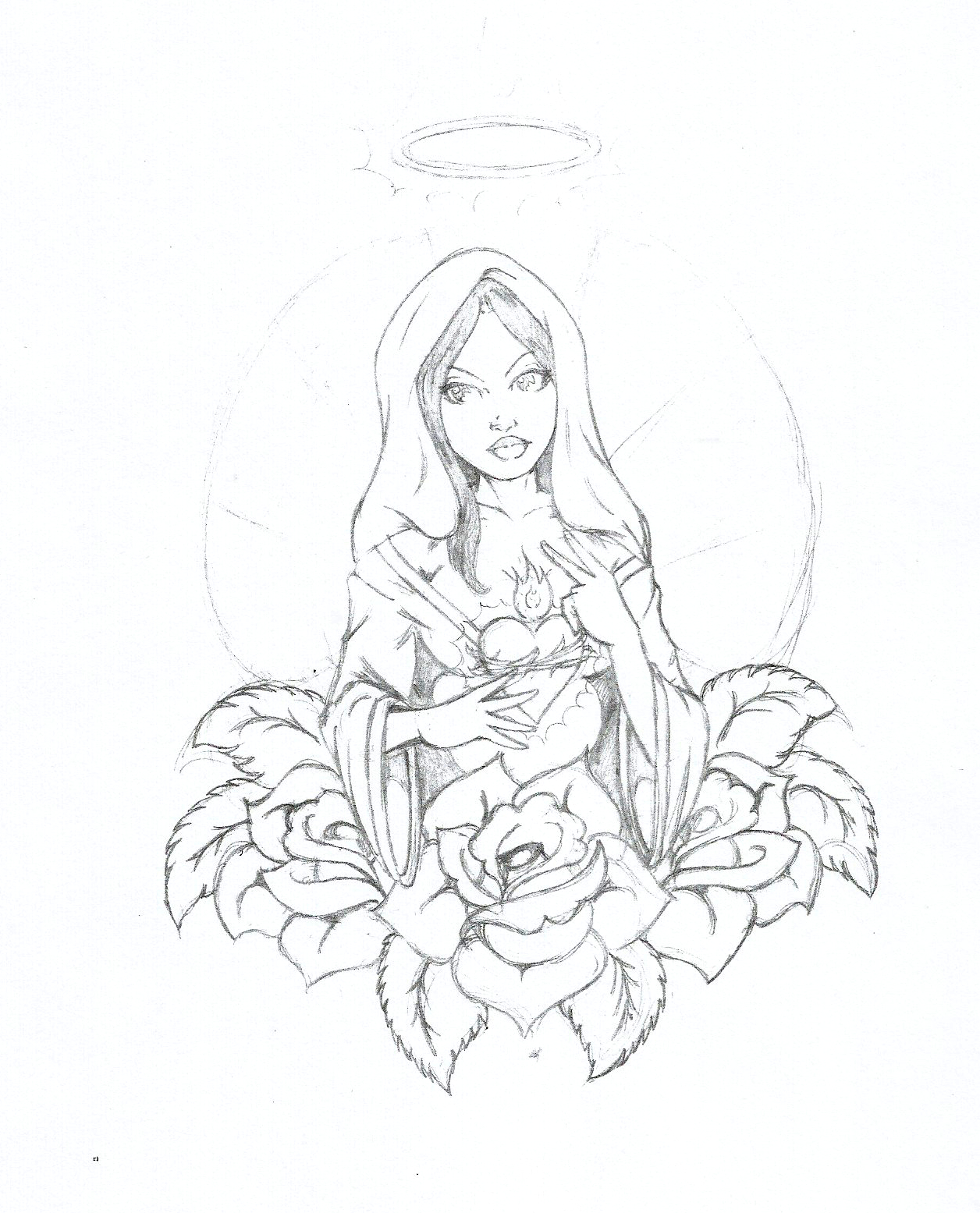 The best free Mary drawing images. Download from 916 free drawings of