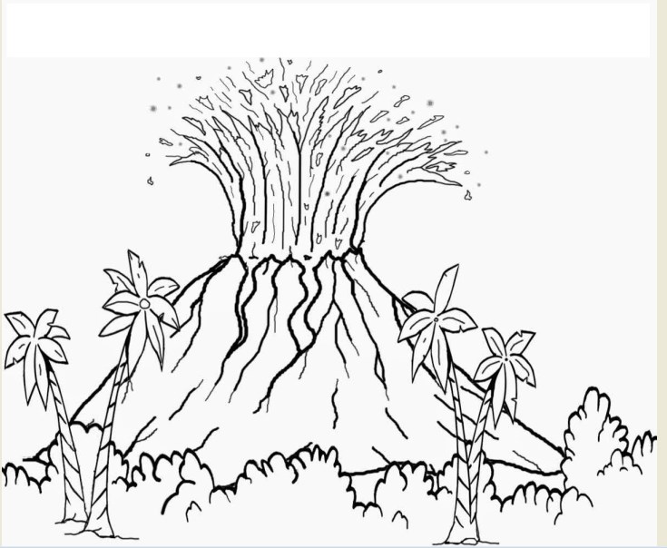 Volcano Drawing At GetDrawings Free Download