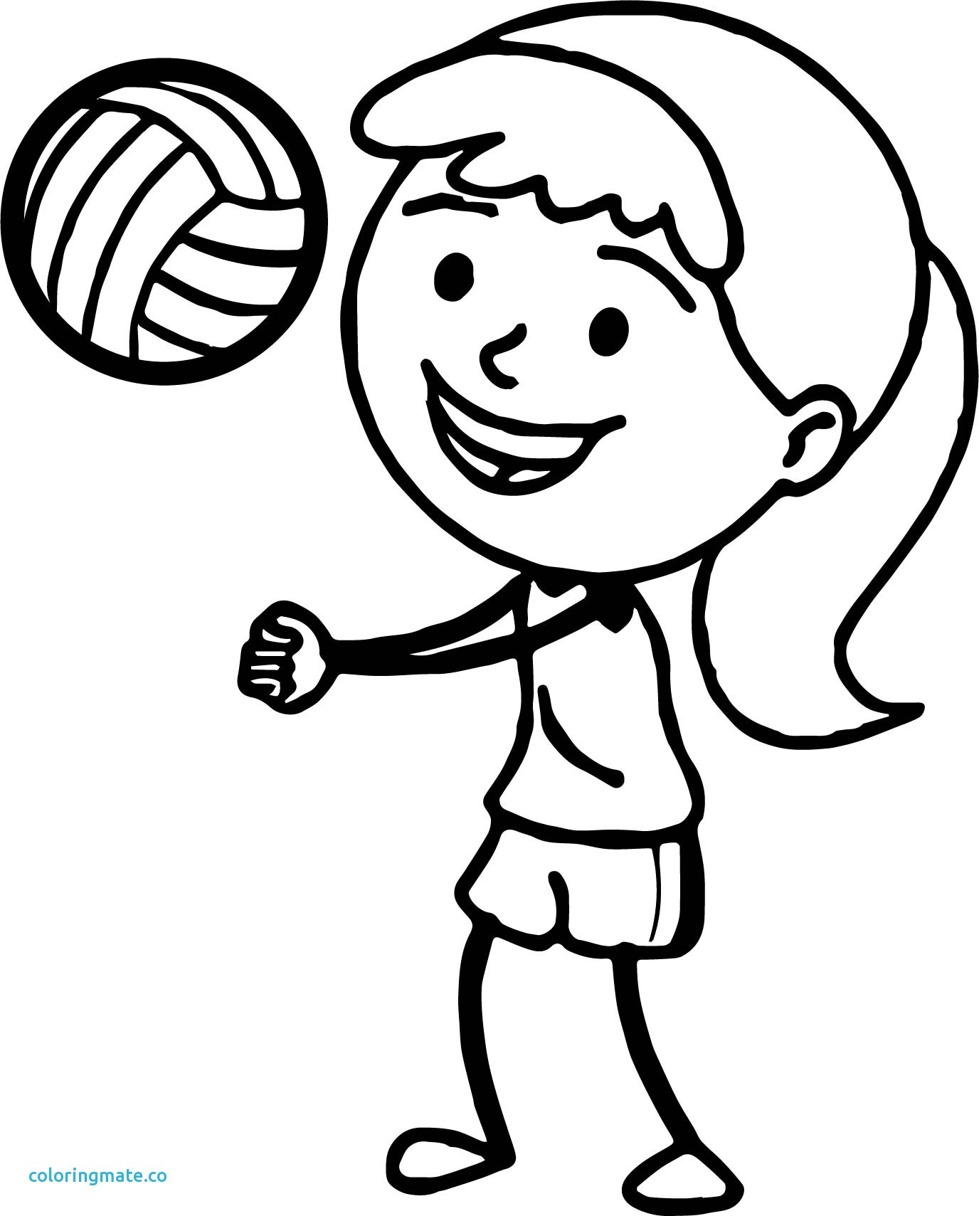 Volleyball Players Drawing 26 