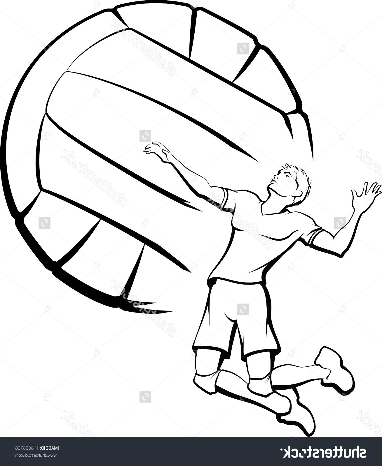 Volleyball Players Drawing at GetDrawings Free download
