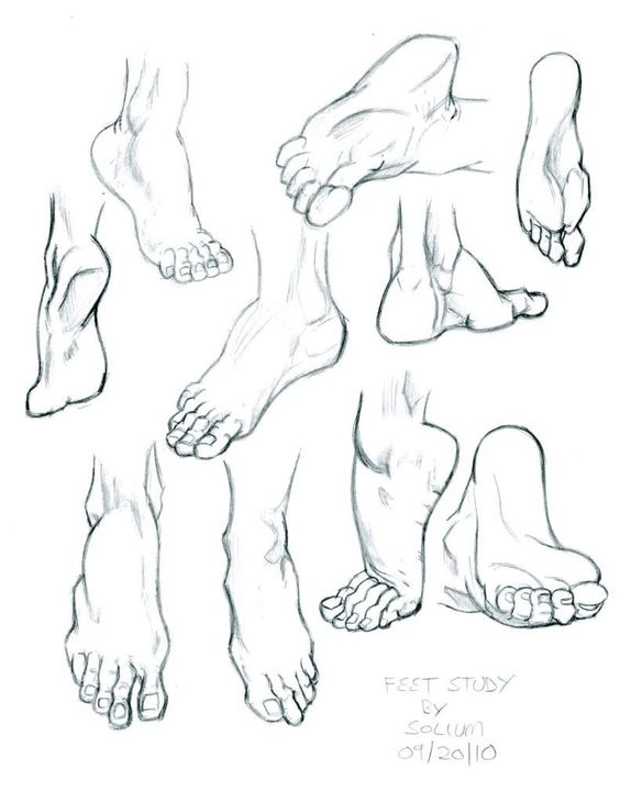 Walking Feet Drawing at GetDrawings | Free download