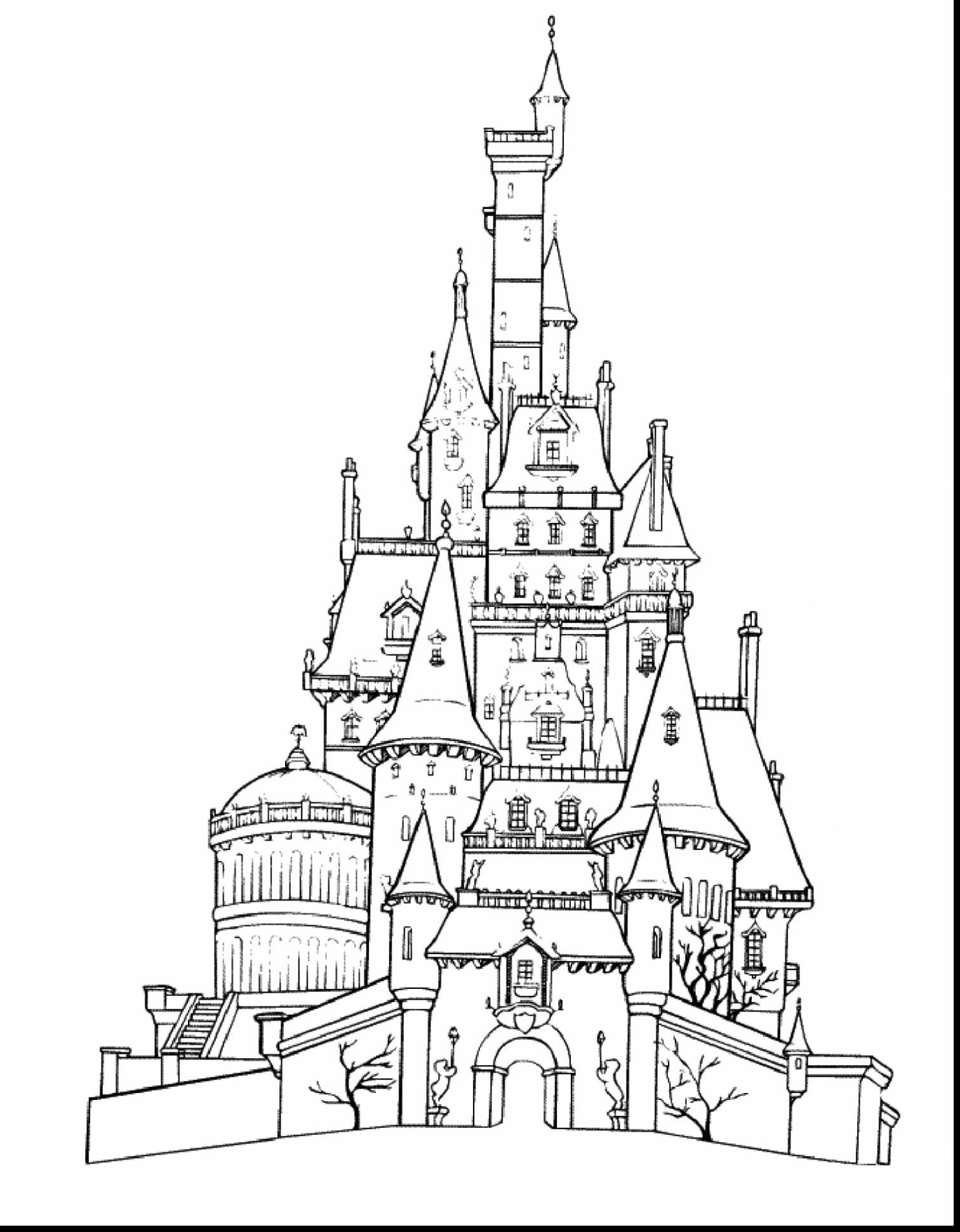 Walt Disney Castle Drawing at GetDrawings | Free download
