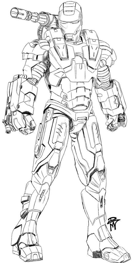 War Machine Drawing at GetDrawings Free download