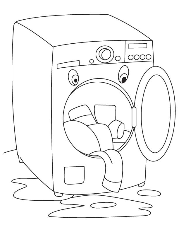 Washing Machine Drawing at GetDrawings Free download